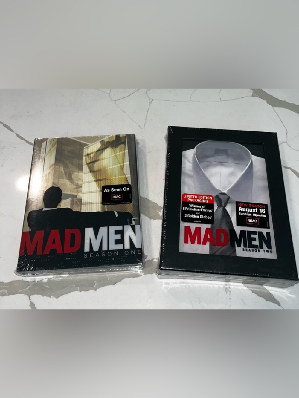 Mad Men Seasons 1 & 2 (2) Brand New Sealed DVD Sets Bundle Lot: Factory Sealed!
